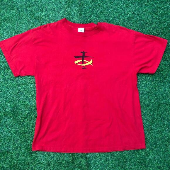 ‘He removed our transgressions from us’ Cross & Fish Graphic Tee - Picture 1 of 5